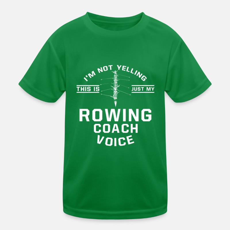 I Don't Scream - Rowing Coach Kids Functional T-Shirt