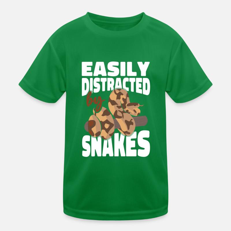 Serpent facilement distrait par T-shirt sport Enfant