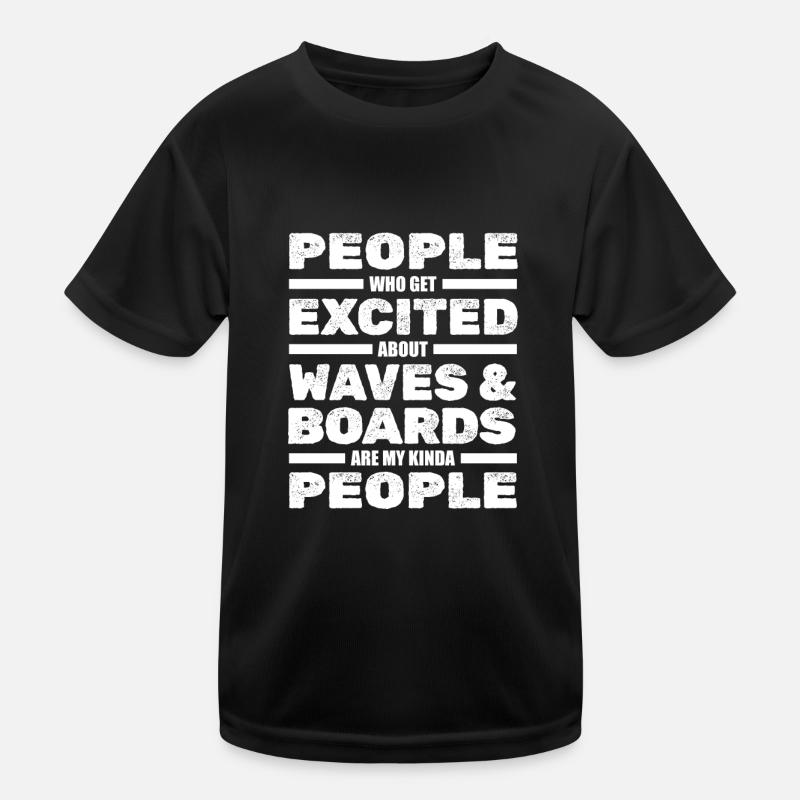 Wakeboarden Wakeboarding Wakeboard Kinder Funktions-T-Shirt