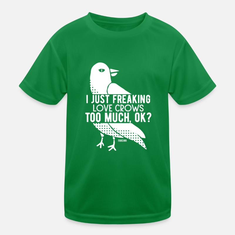 I love ravens Kids Functional T-Shirt