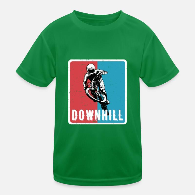 Vtt de descente VTT RetroVintage T-shirt sport Enfant