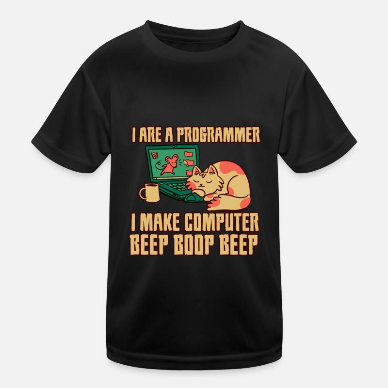 I Are A Programmer I Make Computer Beep Boop Beep Kids Functional T-Shirt
