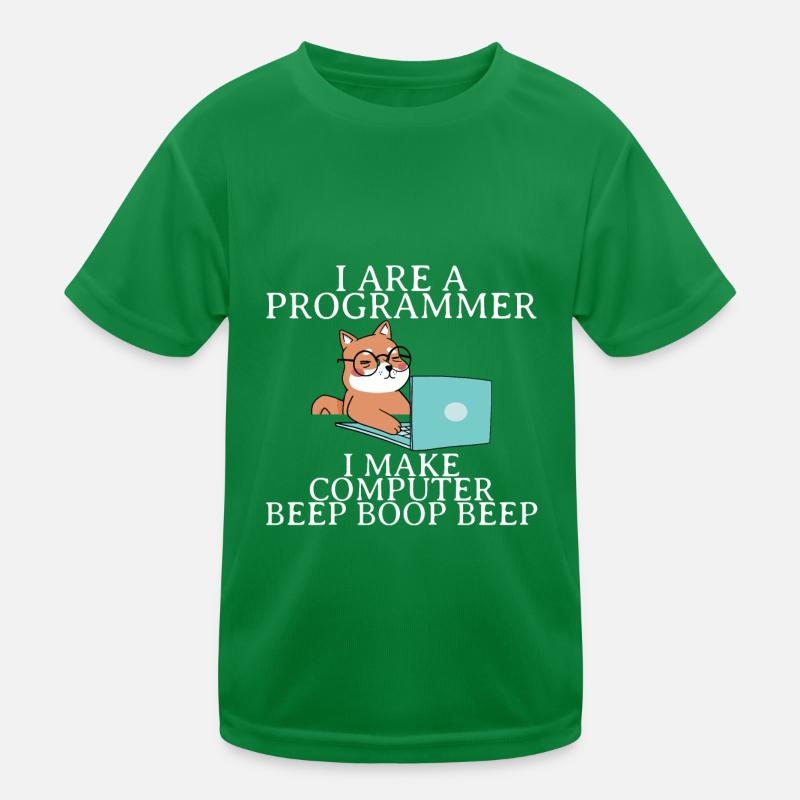 I Are A Programmer I Make Computer Beep Boop Beep4 Kinder Funktions-T-Shirt