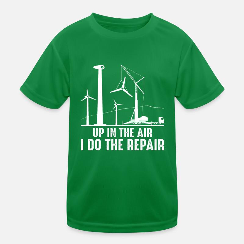 Technicien en éoliennes T-shirt sport Enfant