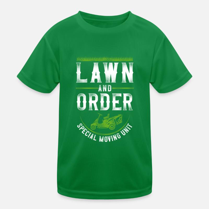Tondeuse à gazon Mowing Papa Père T-shirt sport Enfant