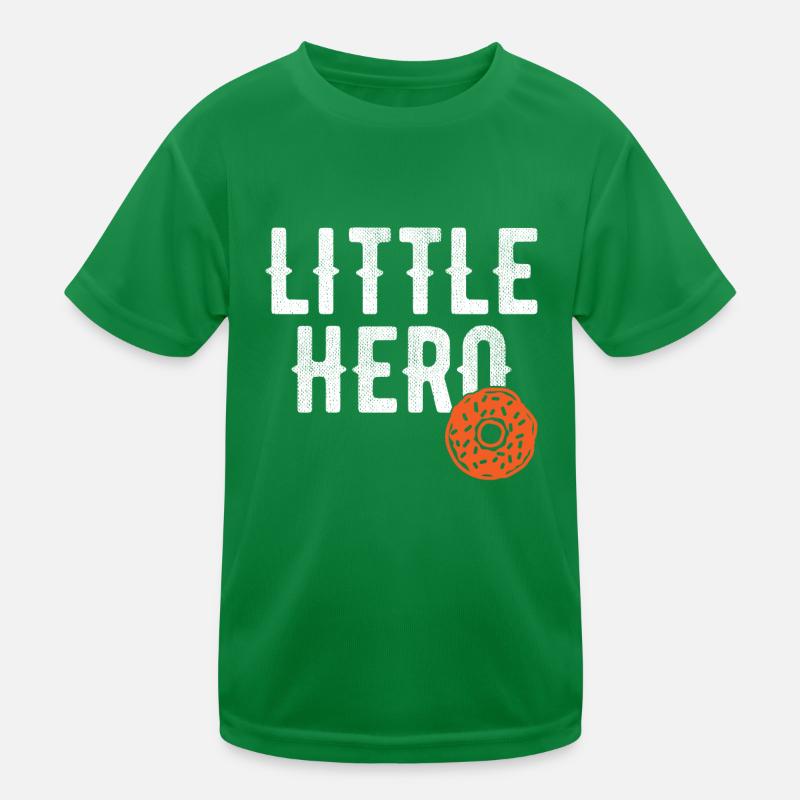 Kleiner Held - Süßer Donut Kinder Funktions-T-Shirt