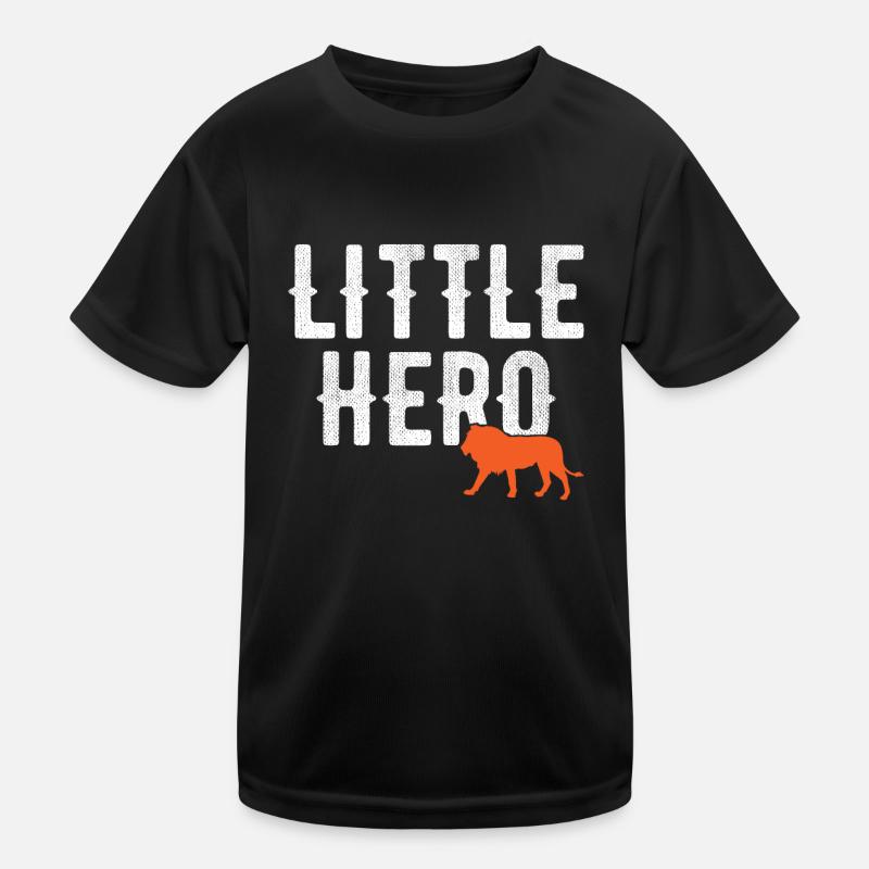 Kleiner Held - Süßer Tierlöwe Kinder Funktions-T-Shirt