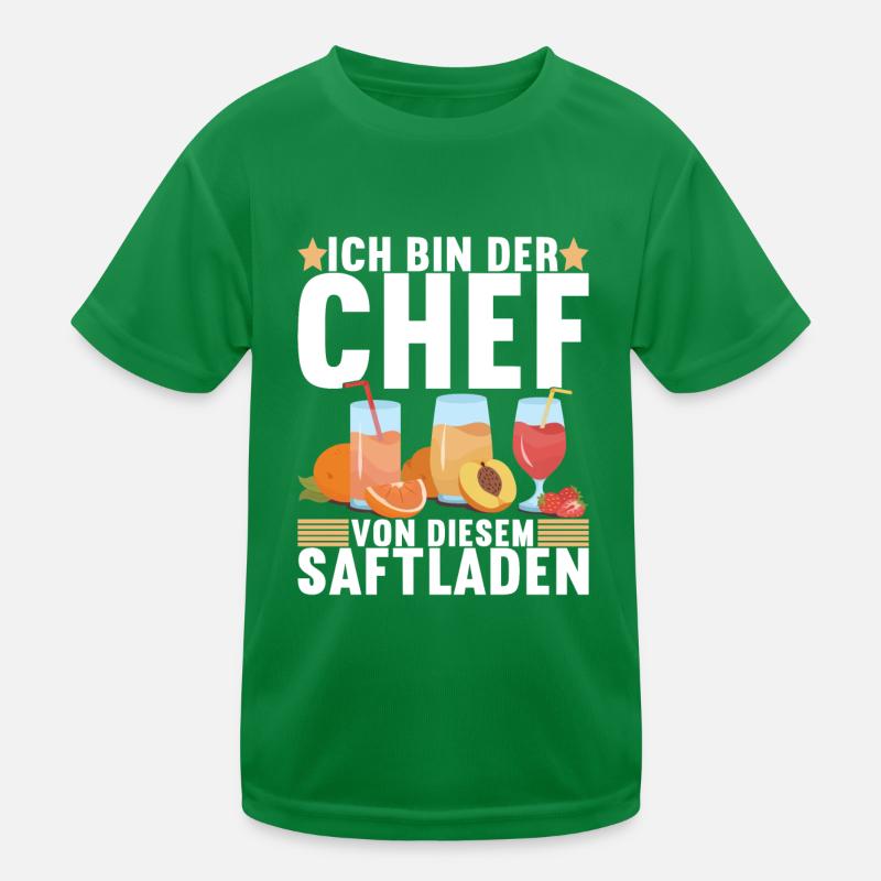 Abteilungsleiter Chef Kinder Funktions-T-Shirt