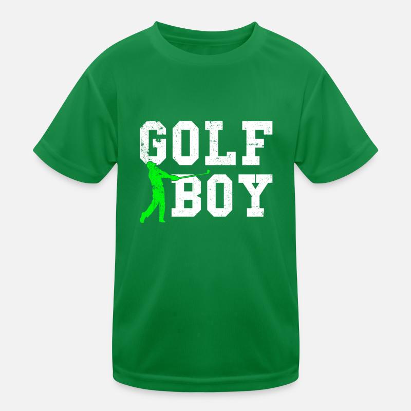 golf boy Kinder Funktions-T-Shirt