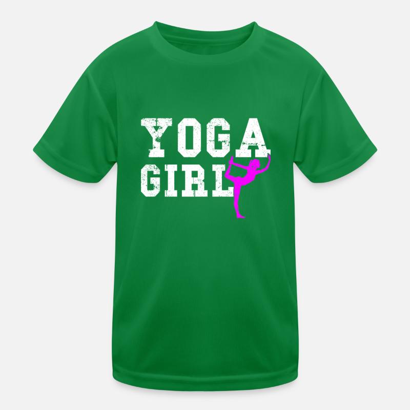 Fille de yoga T-shirt sport Enfant
