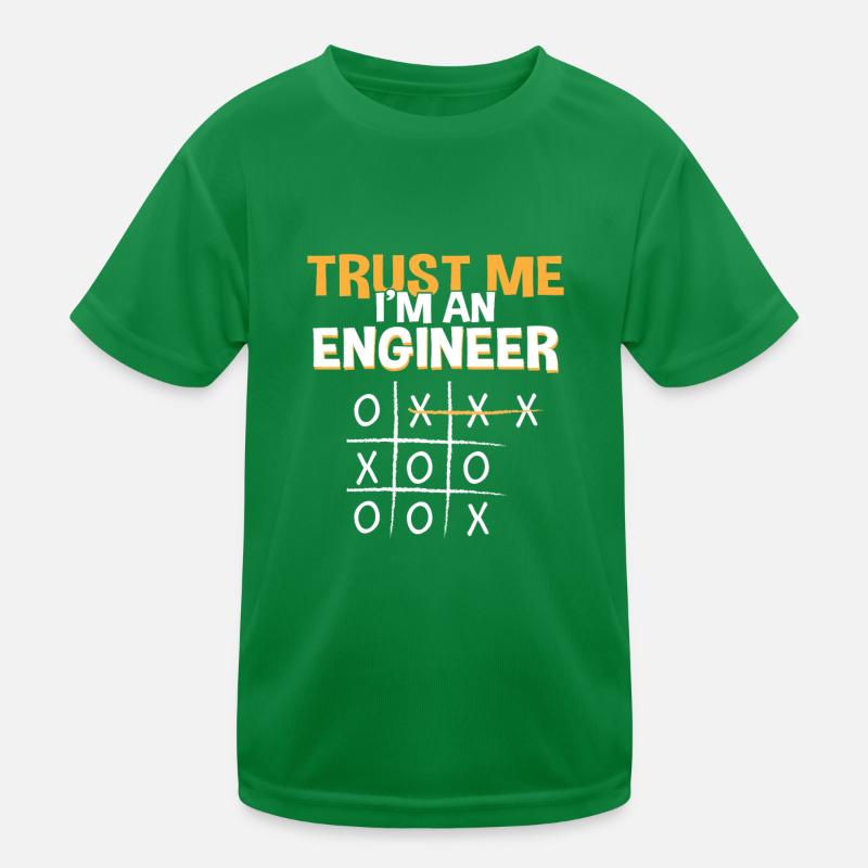 Faites-moi ingénieur Drôle Tic Tac Toe Engineering T-shirt sport Enfant