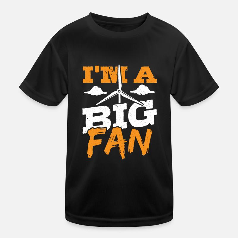 Wind Power Climate Change Earth Day Kids Functional T-Shirt