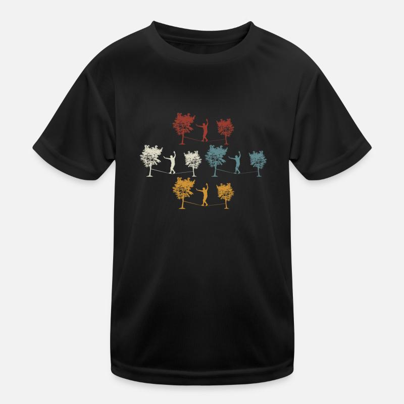 Slackline rétro vintage T-shirt sport Enfant