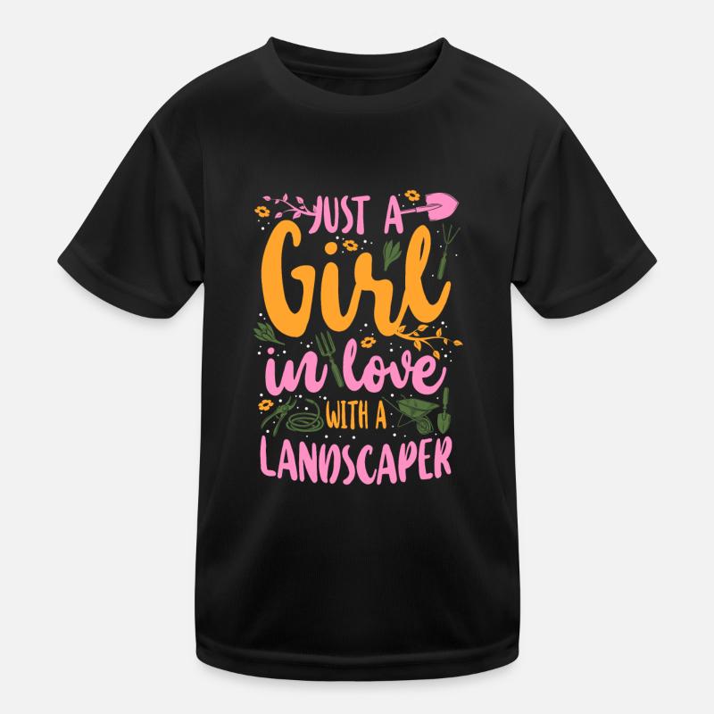 Landscaper Landscaping Landscape Kids Functional T-Shirt