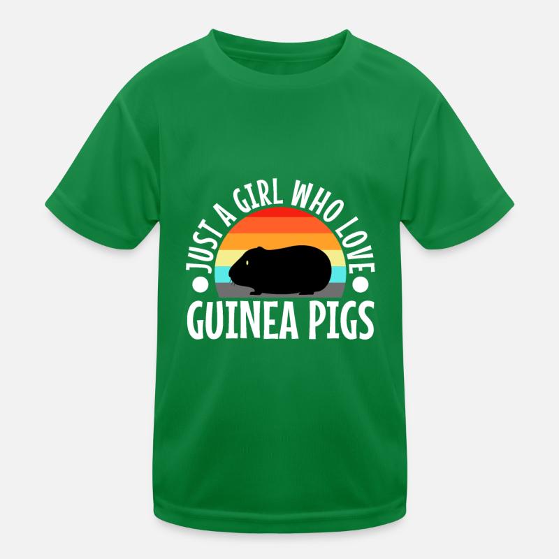 Juste une fille qui aime les cochons d’Inde T-shirt sport Enfant
