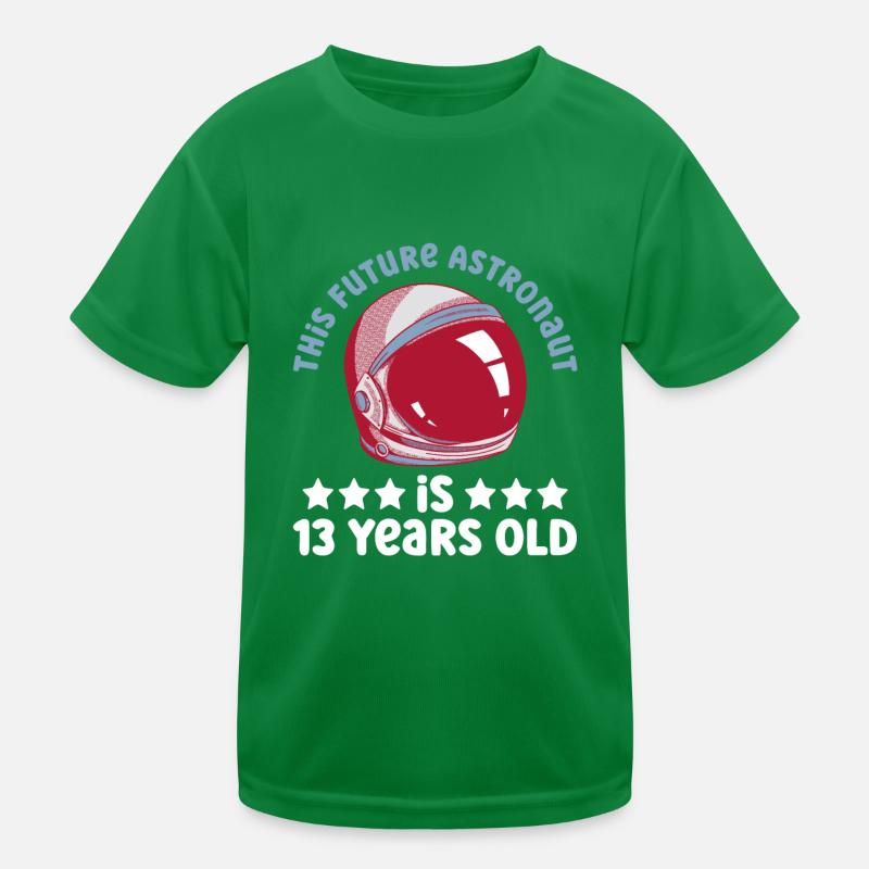 This future astronaut is 13 years old Kids Functional T-Shirt
