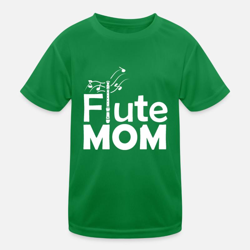 Flötenmutter Bandmitglied Gift Kinder Funktions-T-Shirt
