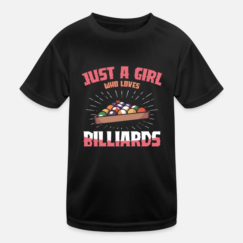 Juste une fille qui aime les fléchettes fléchettes T-shirt sport Enfant