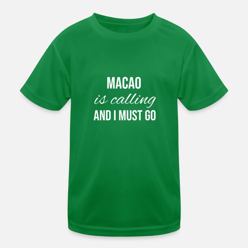Macao Kinder Funktions-T-Shirt