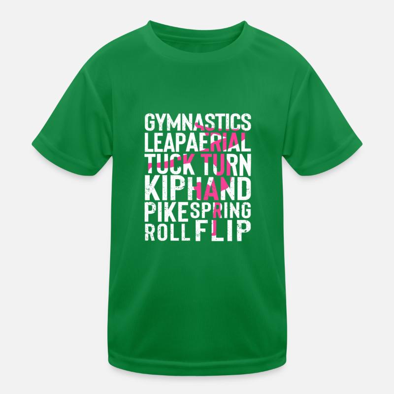 Cute gymnastics team Funny gymnast Kids Functional T-Shirt