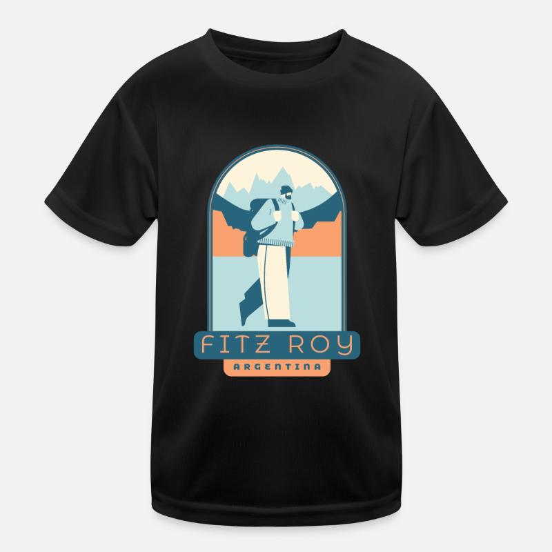 Fitz Roy Trek – Argentinien Kinder Funktions-T-Shirt