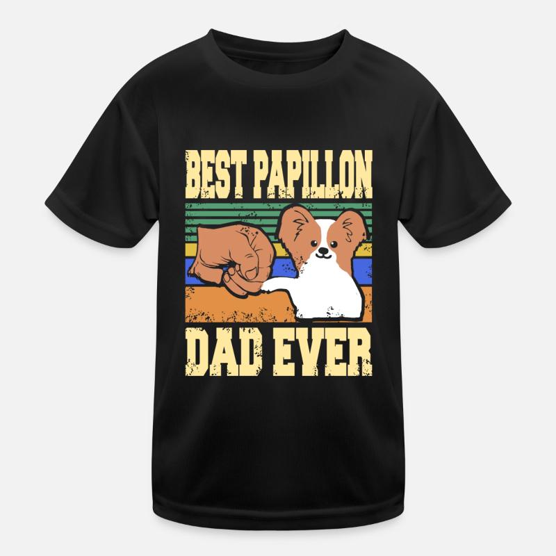 Meilleur Papillon Papa Ever Toy Spaniel T-shirt sport Enfant