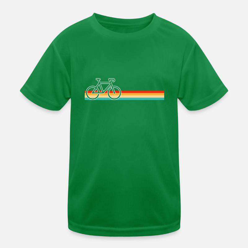 Fahrrad Retro Kinder Funktions-T-Shirt