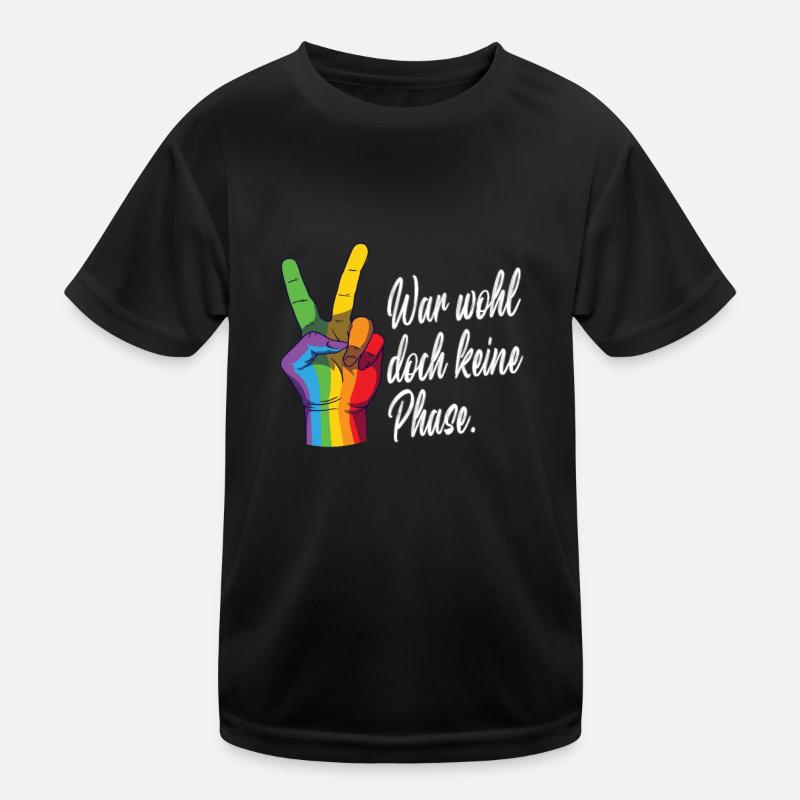 LGBTQ Pride Regenbogen War Wohl Doch Keine Phase Kinder Funktions-T-Shirt