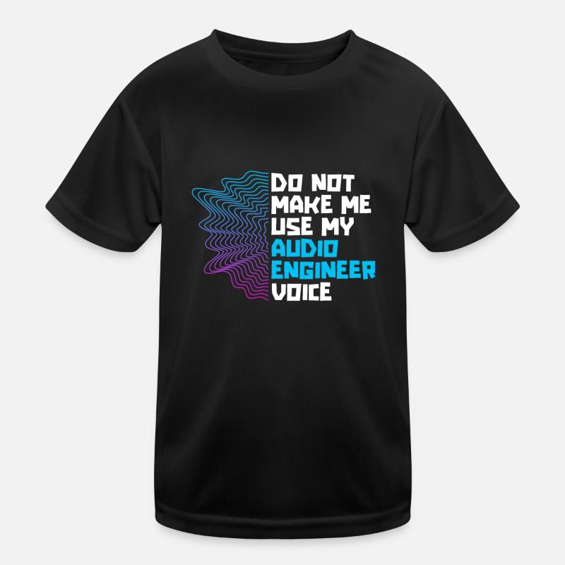 Tontechniker Sound Audio Engineer Kids Functional T-Shirt