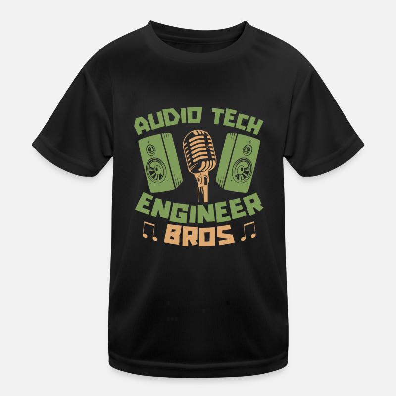 Tontechniker Sound Audio Engineer Kids Functional T-Shirt