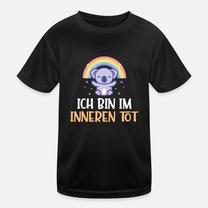 Ich bin im Inneren tot Koala Kinder Funktions-T-Shirt