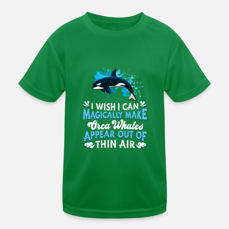 Orca Wal Schwertwal Orca Kinder Funktions-T-Shirt
