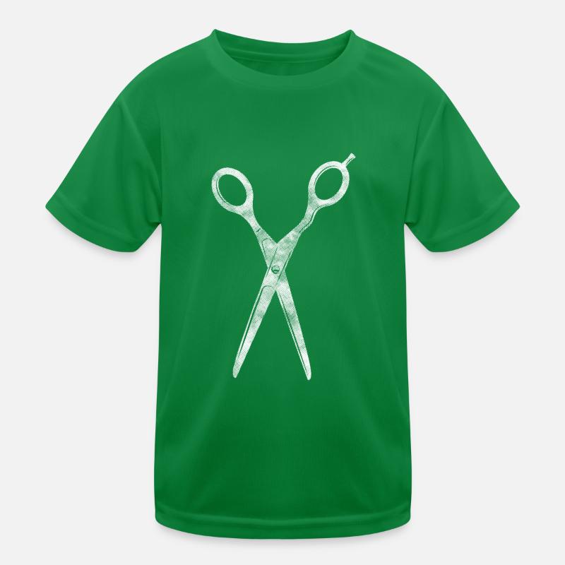 Coiffeur Ciseaux Coupe cheveux T-shirt sport Enfant