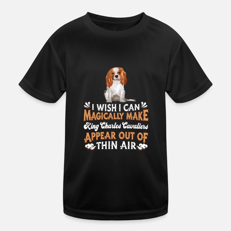 King Charles Cavalier Hund Kinder Funktions-T-Shirt