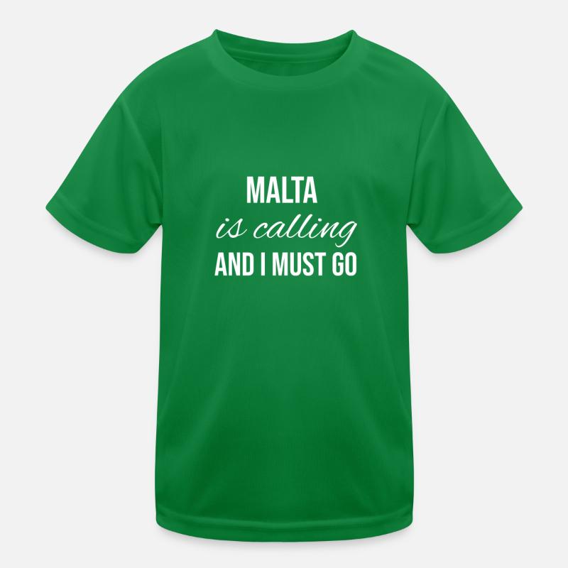Malta Kinder Funktions-T-Shirt