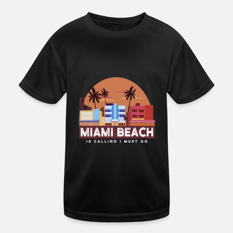 Miami vacation 01 Kinder Funktions-T-Shirt