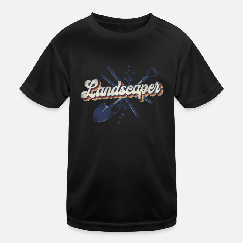 Landscaper Landscaping Landscape Kids Functional T-Shirt