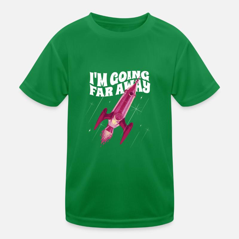 Ich gehe weit weg Ich gehe weit weg Geschenk Inspi Kinder Funktions-T-Shirt