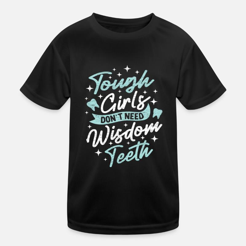 Weisheitszähne Zahnmedizin Kinder Funktions-T-Shirt