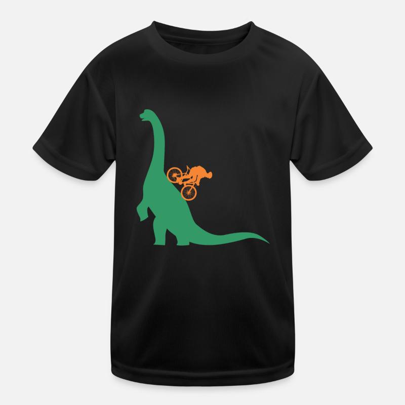 Dinosaure VTT Descente Cyclisme Jersey VTT T-shirt sport Enfant