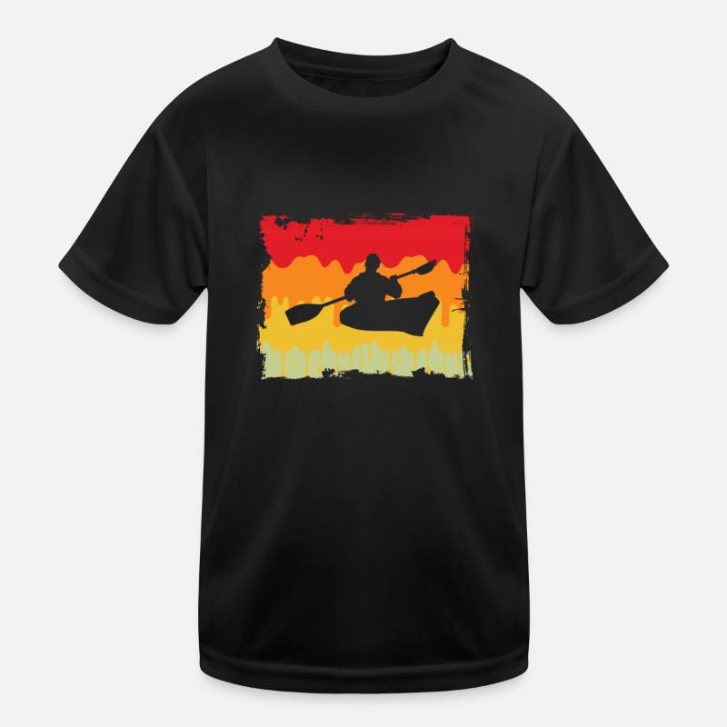 Kanu Retro Kinder Funktions-T-Shirt