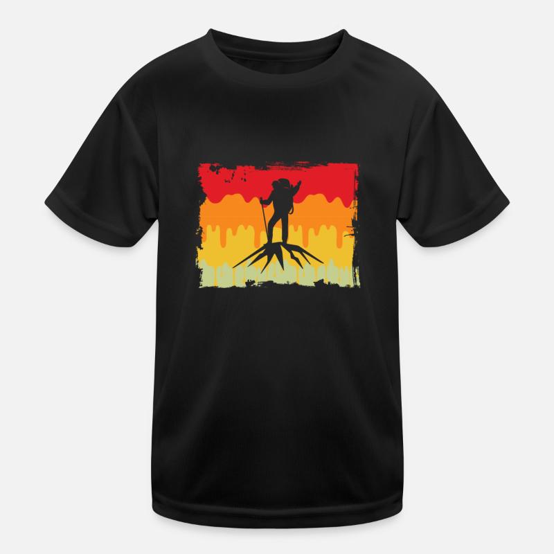 Mountaineering Retro Kids Functional T-Shirt