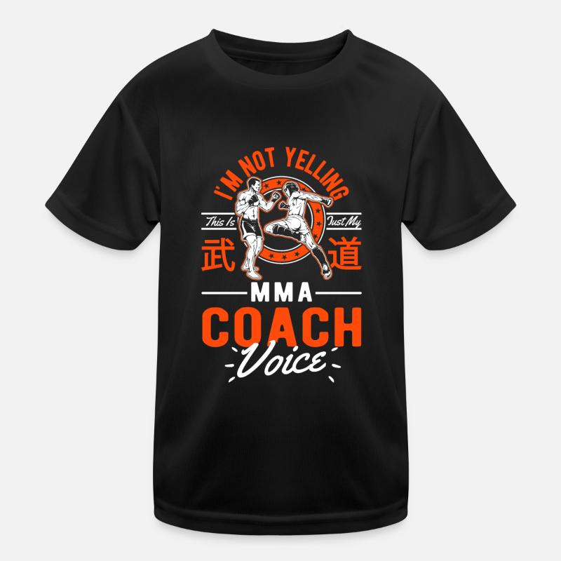 I Don't Scream - MMA Coach Kids Functional T-Shirt