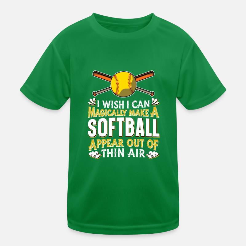 Softball Kinder Funktions-T-Shirt