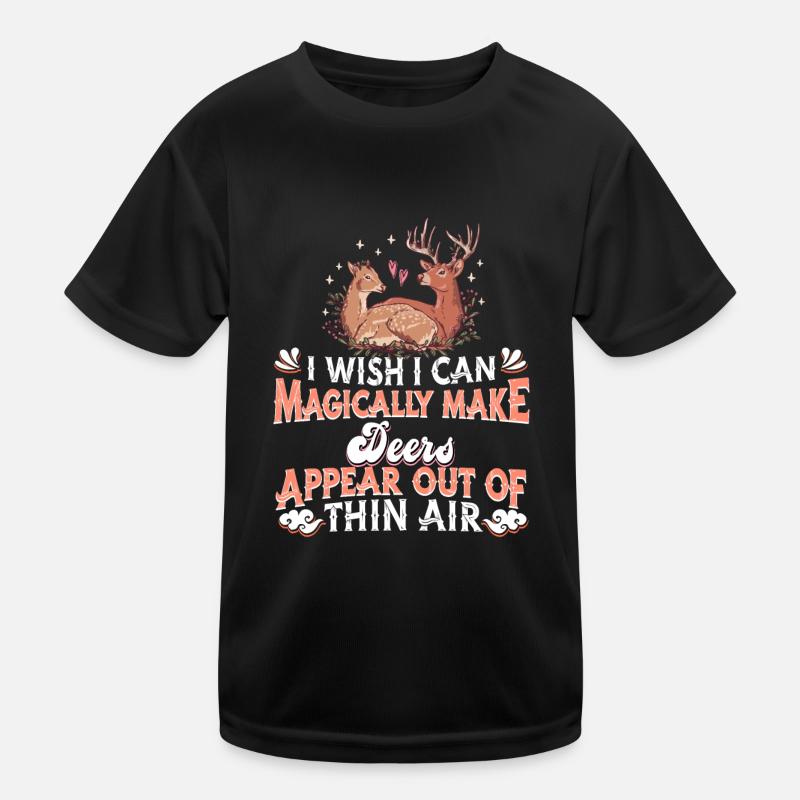 Hirsch Kinder Funktions-T-Shirt