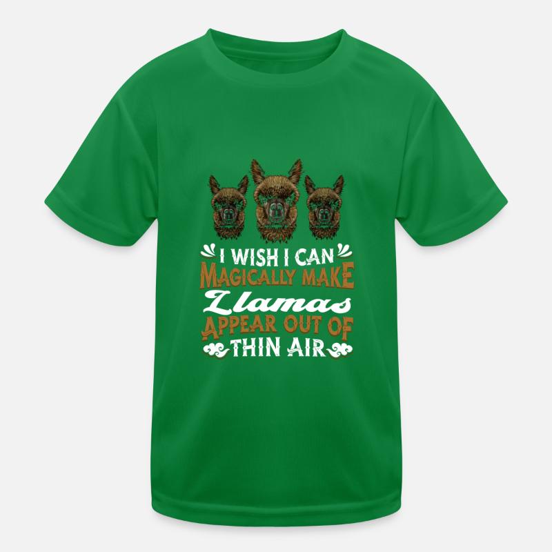 Lama Llama Alpaca Kids Functional T-Shirt
