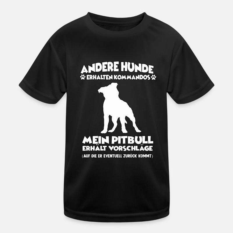Witziges Pitbull Hundetraining Hundebesitzer Kinder Funktions-T-Shirt