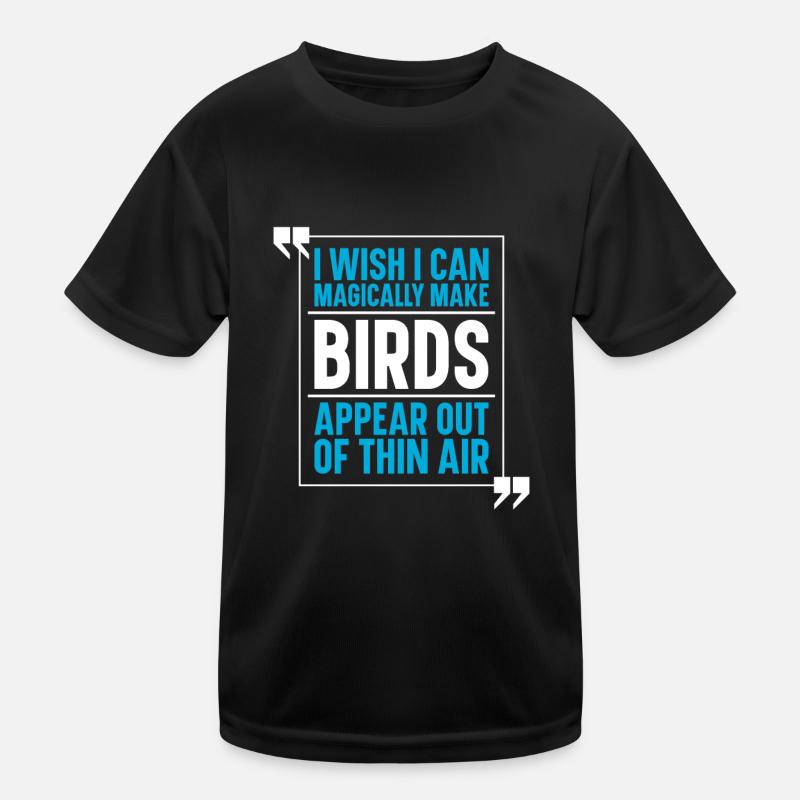 Bird Birds Kids Functional T-Shirt
