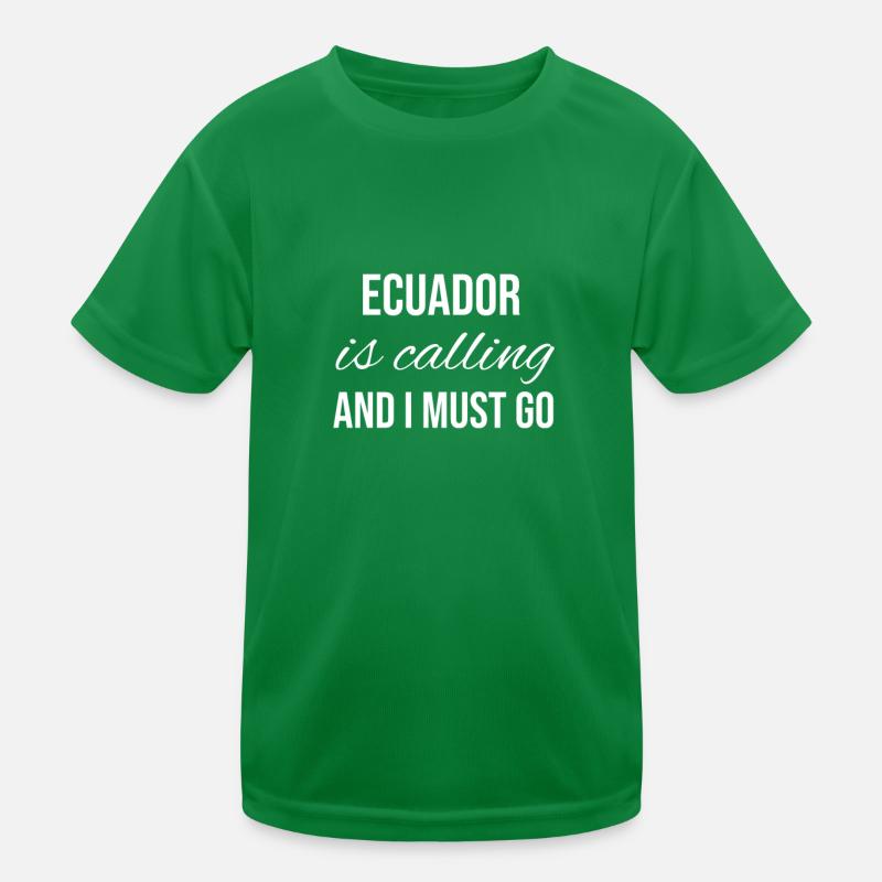 Ecuador Kinder Funktions-T-Shirt