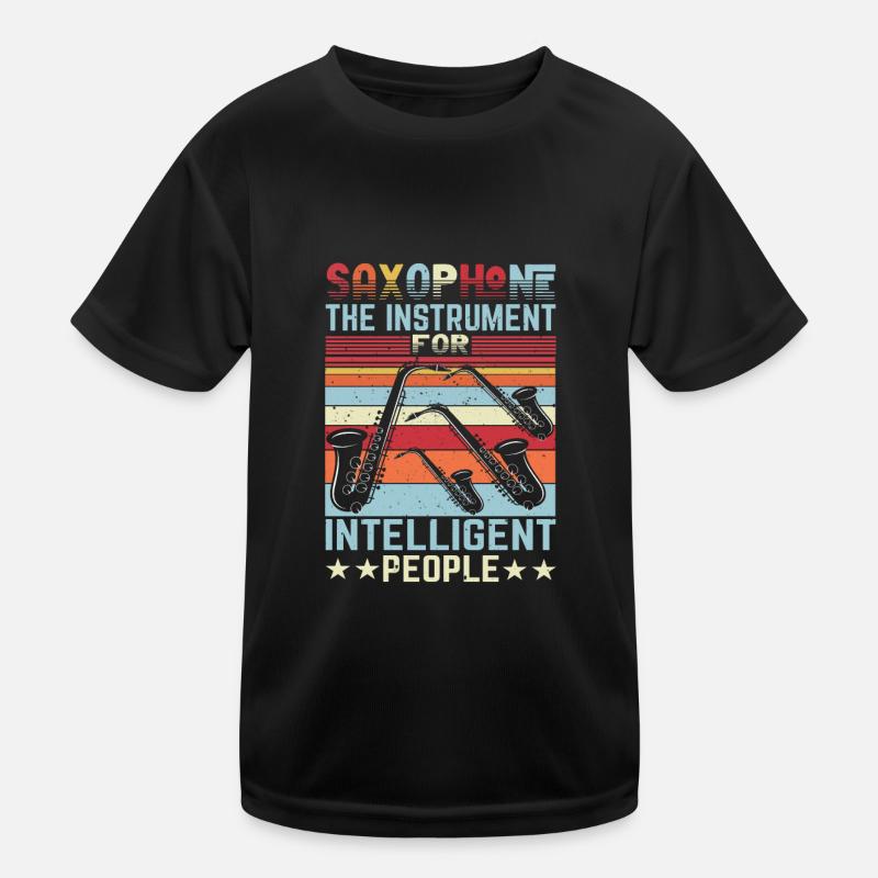 Saxophone L’instrument pour les gens intelligents T-shirt sport Enfant